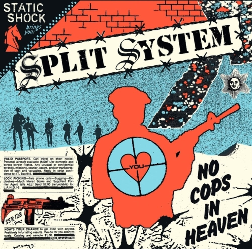 the album cover for Split System - No Cops In Heaven
