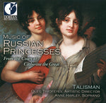 the album cover for Talisman - Music of Russian Princesses