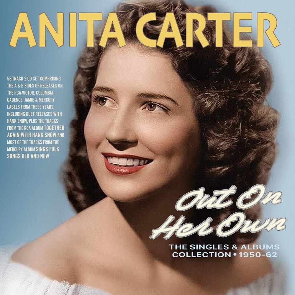 [PRE - ORDER] Anita Carter - Out On Her Own: The Singles & Albums Collection (CD) - Josey Records