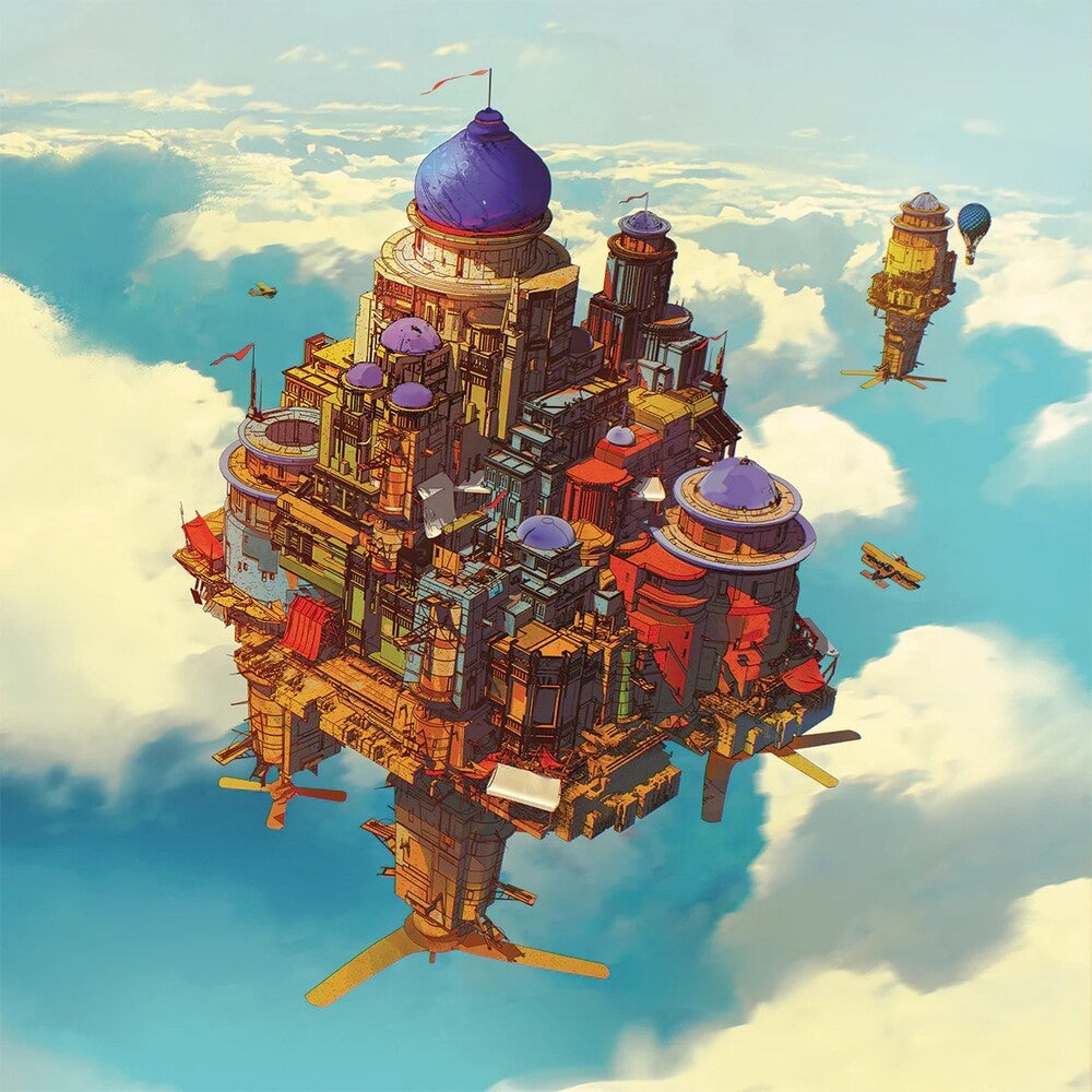 the album cover for Paul Aubry(Gate) - Airborne Kingdom - O.S.T. (Gate)