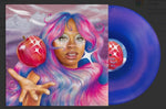 the album cover for hemlocke springs - the apple tree under the sea [Purple & Blue Sunburst Vinyl]