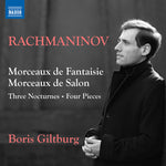 the album cover for Boris Giltburg - Rachmaninoff: Morceaux De Fantaisie Morceaux De