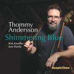 the album cover for Thommy Andersson - Shimmering Blue