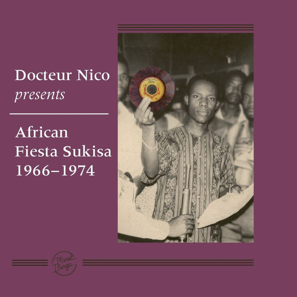 the album cover for Docteur Nico & African Fiesta Sukisa - Docteur Nico Presents African Fiesta Sukisa
