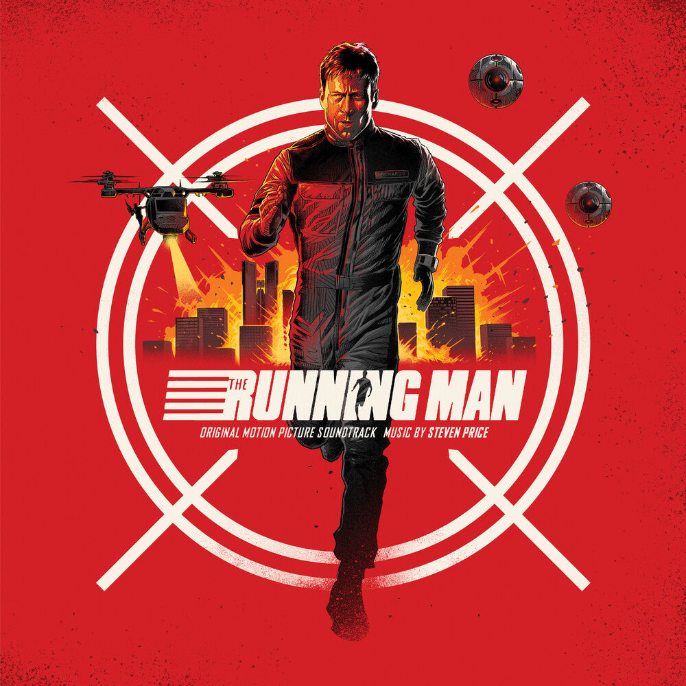 the album cover for Steven Price/ Running Man - O.S.T. (Colv) (Gry) - Steven Price/ Running Man - O.S.T. [Colored Vinyl] (Gry)