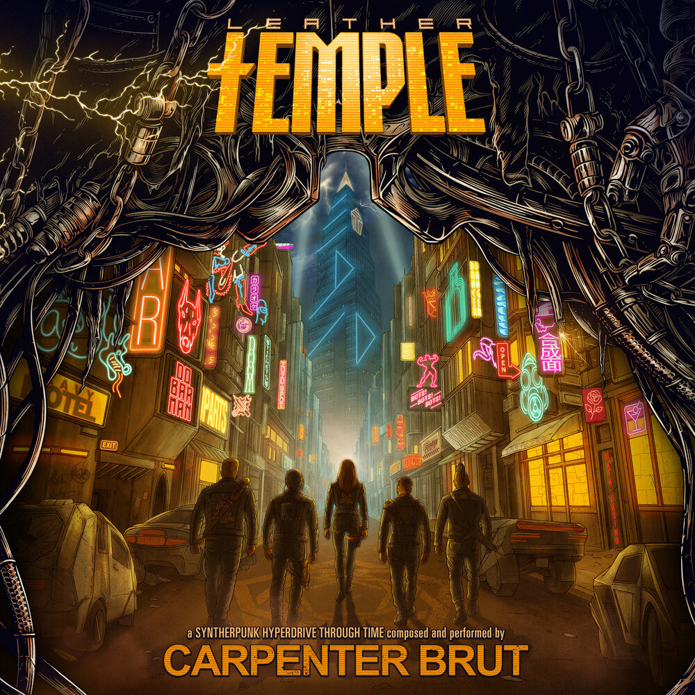 the album cover for Carpenter Brut - Leather Temple [Digipak]