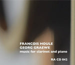 the album cover for Francois Houle/ Graewe,Georg - Music For Clarinet & Piano