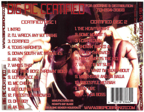 Big Pic : Certified (2xCD, Comp)