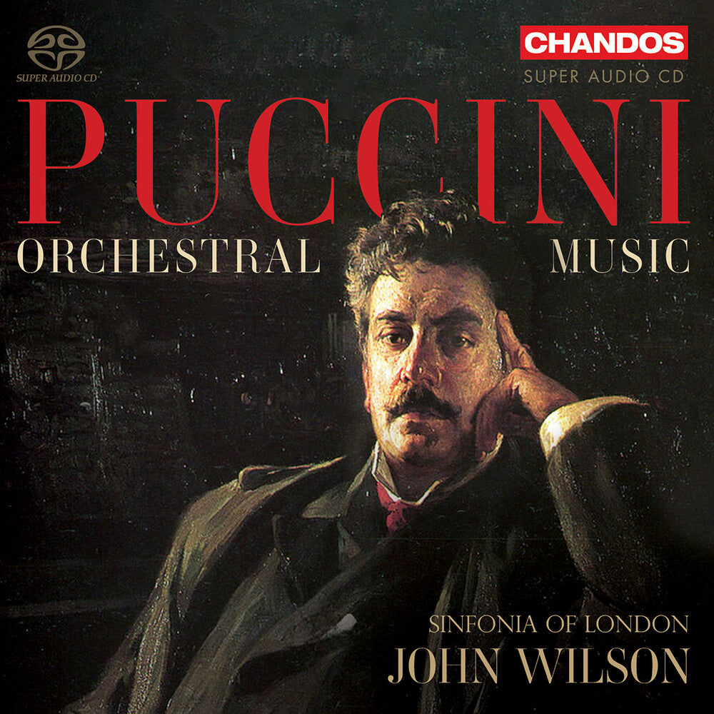 the album cover for Sinfonia Of London - Puccini: Orchl Works