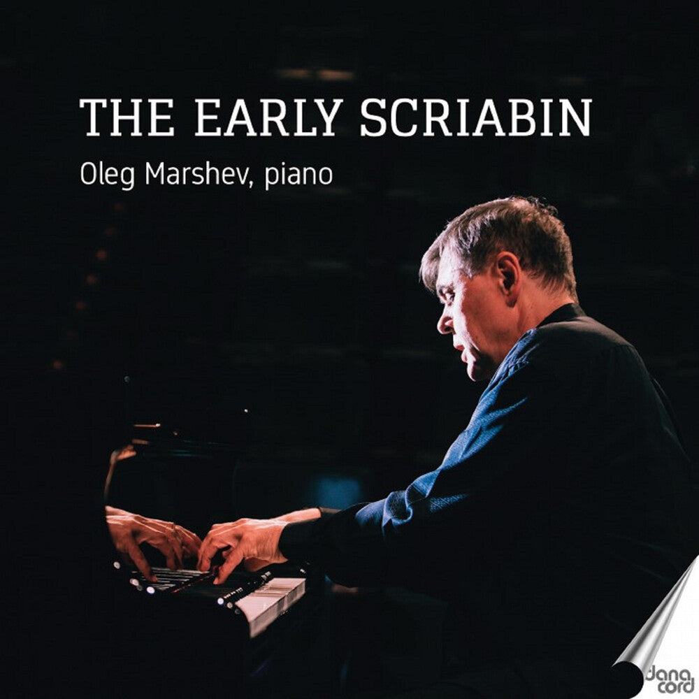 the album cover for Oleg Marshev - Early Scriabin