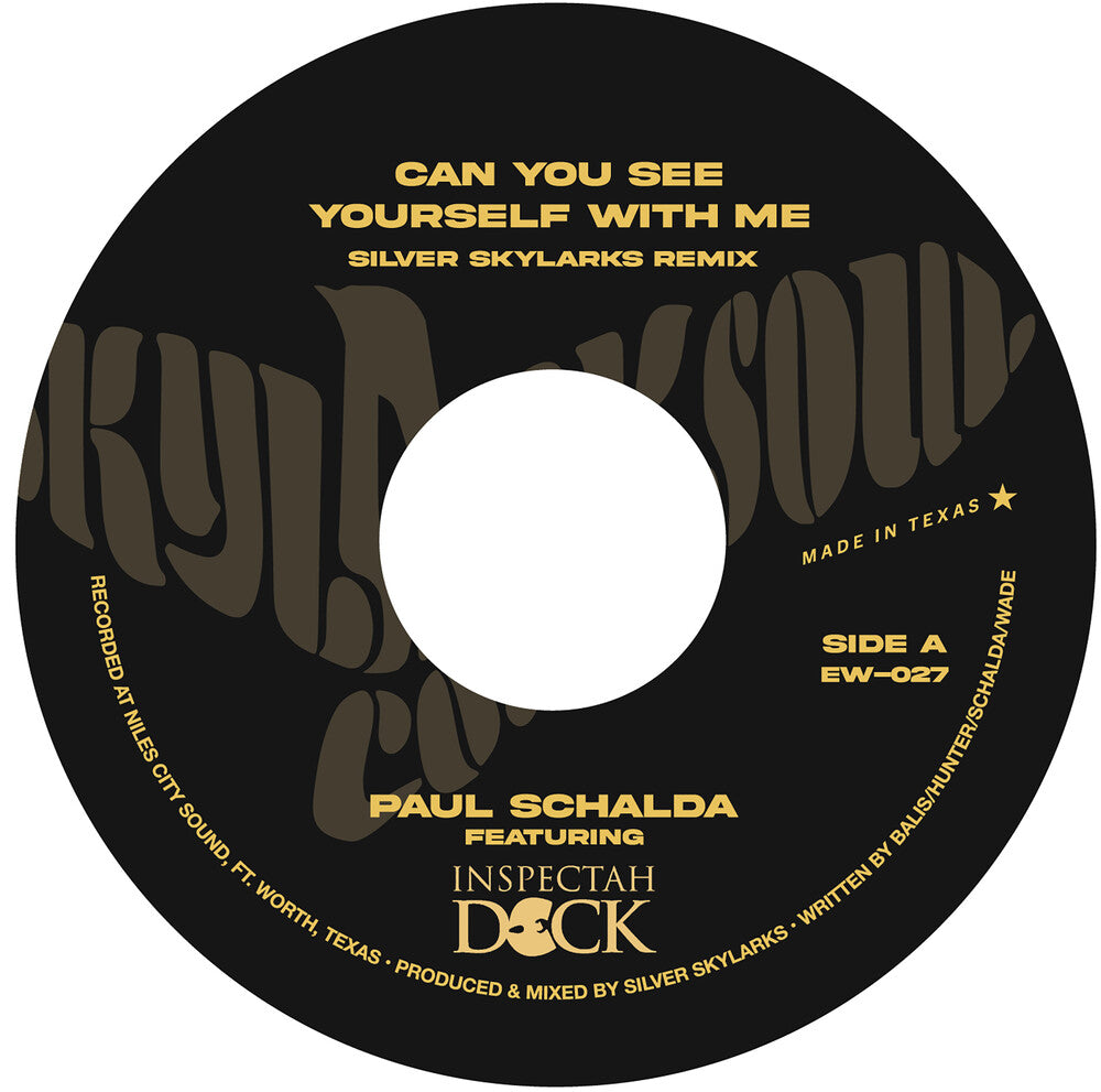 the album cover for Paul Schalda/ Inspectah Deck - Can You See Yourself With Me [Clear Vinyl] (Org)