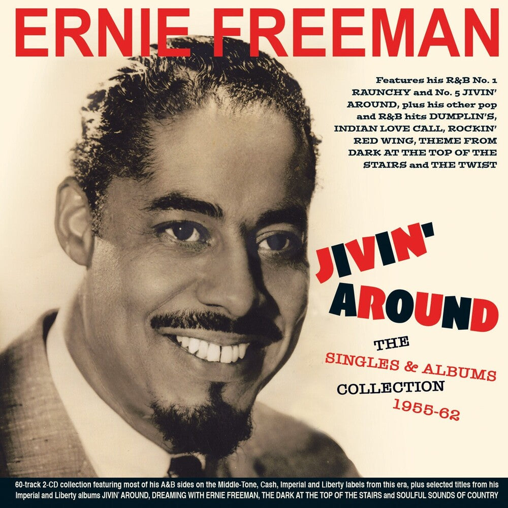 the album cover for Ernie Freeman - Jivin' Around: The Singles & Albums Collection