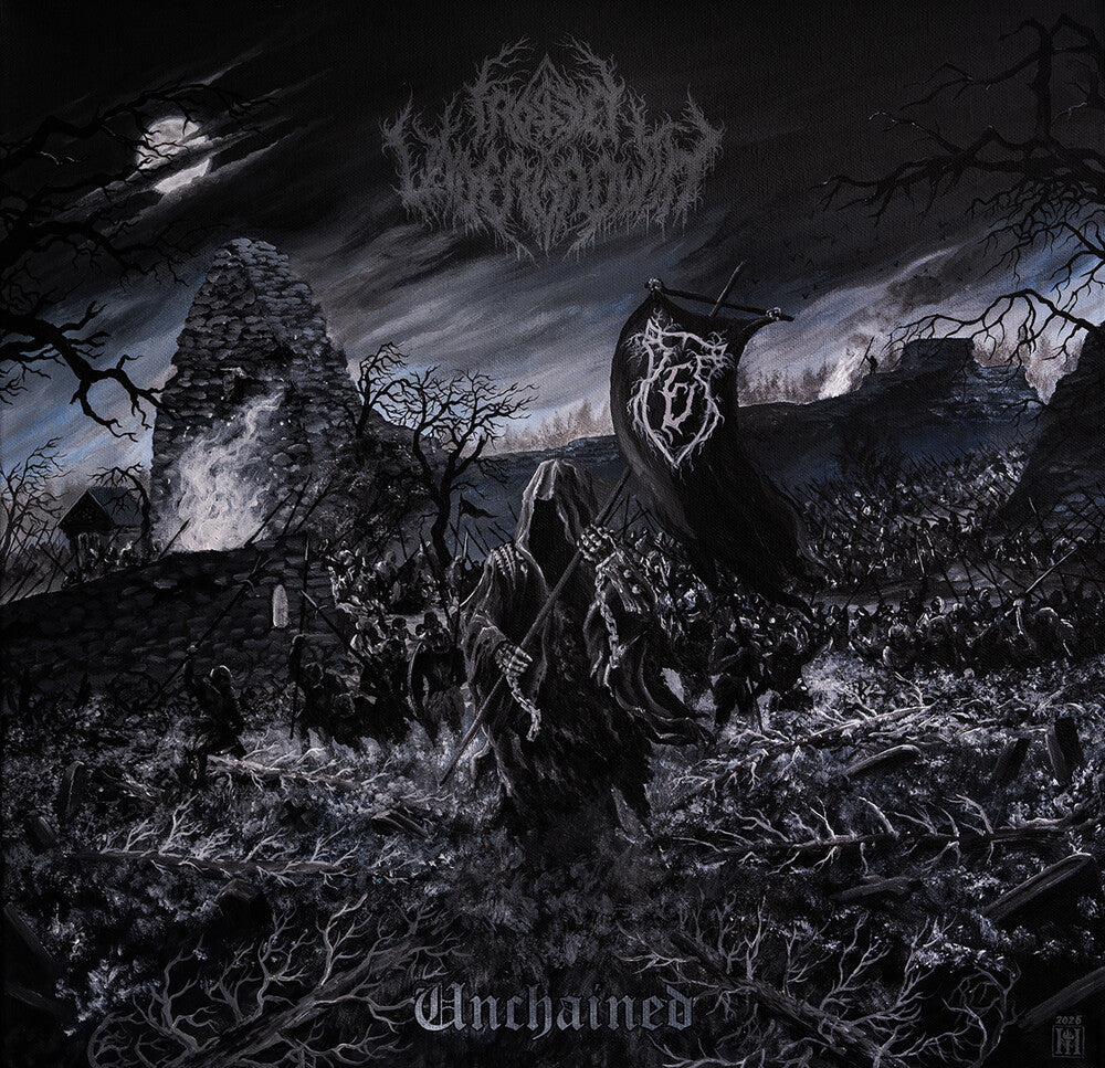 the album cover for Frosted Undergrowth - Unchained