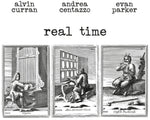 the album cover for Alvin Curran/ Centazzo,Andrea / Parker,Evan - Real Time