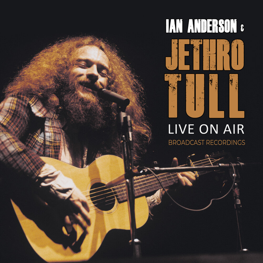 the album cover for Ian Anderson/ Jethro Tull - Live On Air [Colored Vinyl] (Wht)
