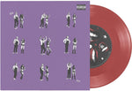 the album cover for Olivia Rodrigo - drivers license / burning down the house [Translucent Red]