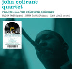 the album cover for John ColtraneQuartet - France 1965: The Complete Concerts [RSD 2026]