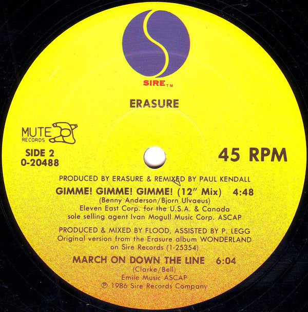 Erasure : Oh L'Amour (12", Maxi)