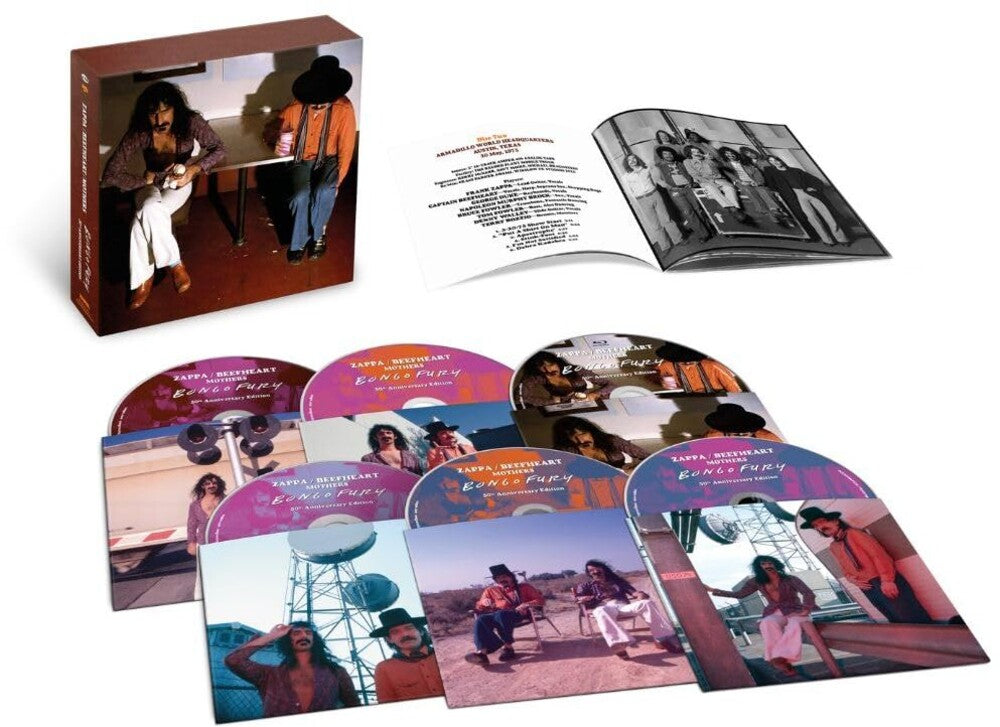 the album cover for Frank Zappa/ Captain Beefheart / Mothers - Bongo Fury (Box) (Wbr) (Aniv)