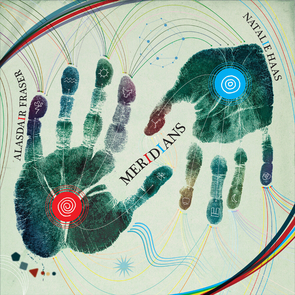 the album cover for Alasdair Fraser/ Haas,Natalie - Meridians