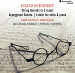 the album cover for Emmanuelle Bertrand/ Amoyel,Pascal - Schubert: String Quintet, Arpeggione Sonata