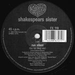 Shakespear's Sister : Run Silent (12", Single)