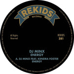 the album cover for DJ Minx - Energy