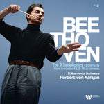 the album cover for Von Herbert Karajan/ Philharmonia Orchestra - Beethoven: 9 Symphonies
