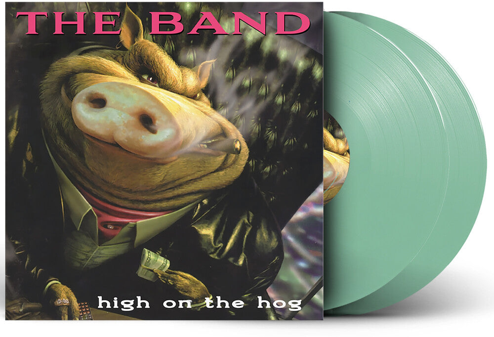 the album cover for The Band - High on the Hog - 30th Anniversary Edition [Coke Bottle Clear]