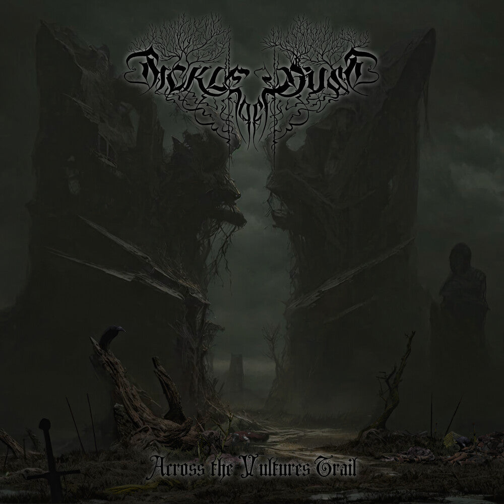 the album cover for Sickle Of Dust - Across The Vulture Trail