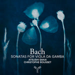 the album cover for Atsushi Sakai/ Rousset,Christophe - Bach: Sonatas For Viola Da Gamba