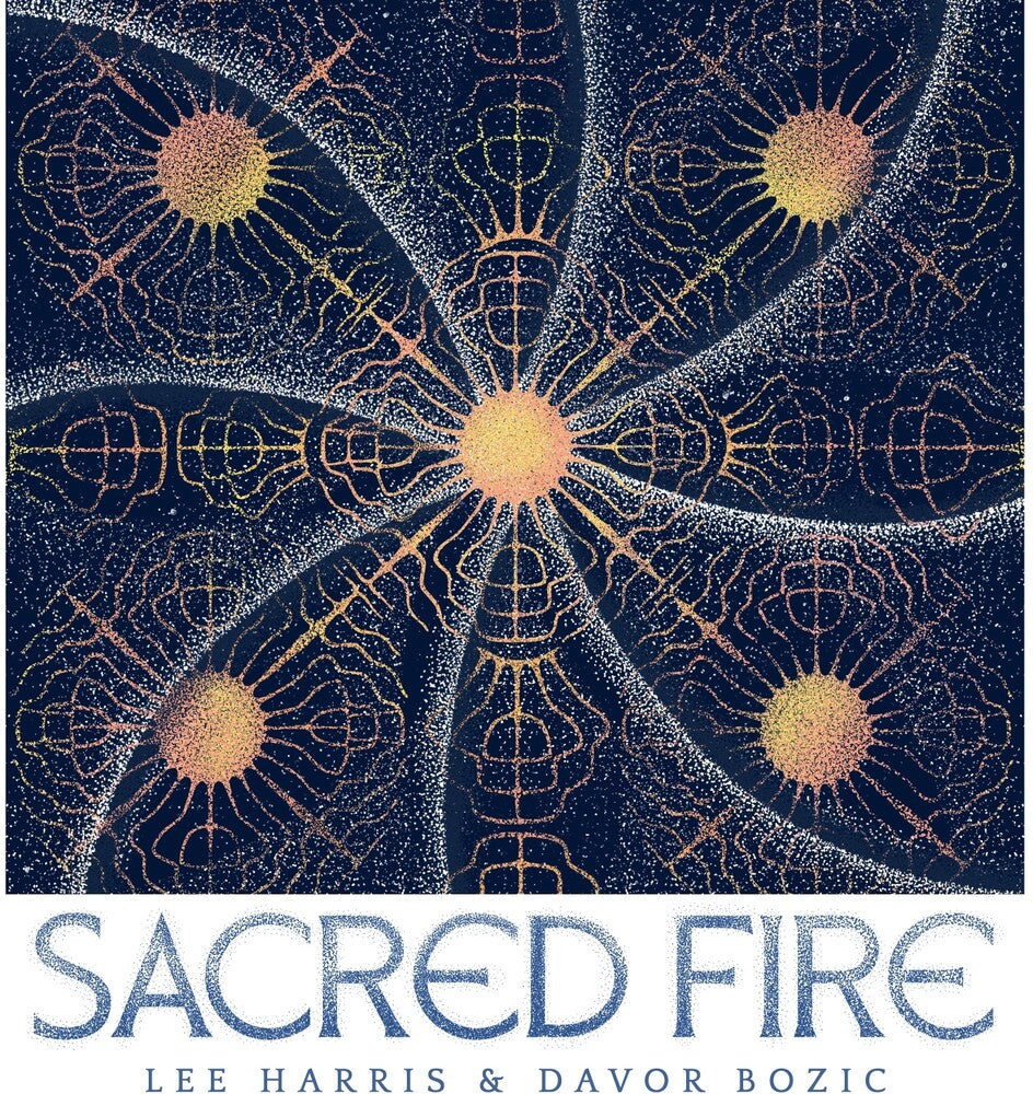 the album cover for Lee Harris/ Bozic,Davor - Sacred Fire (Gate)