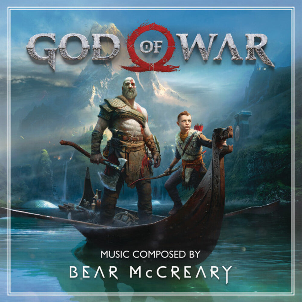 the album cover for Bear Mccreary(Colv) (Ltd) (Ogv) (Trq) - God Of War - O.S.T. [Colored Vinyl] [Limited Edition] [180 Gram] (Trq)