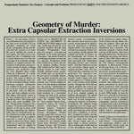 the album cover for Earth X Black Noi$E - Geometry Of Murder: Extra Capsular Extraction