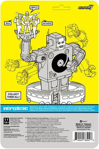 Super7 - Beastie Boys - ReAction Figures Wv4 - MCA (Intergalactic Crossing Guard) (Toys)