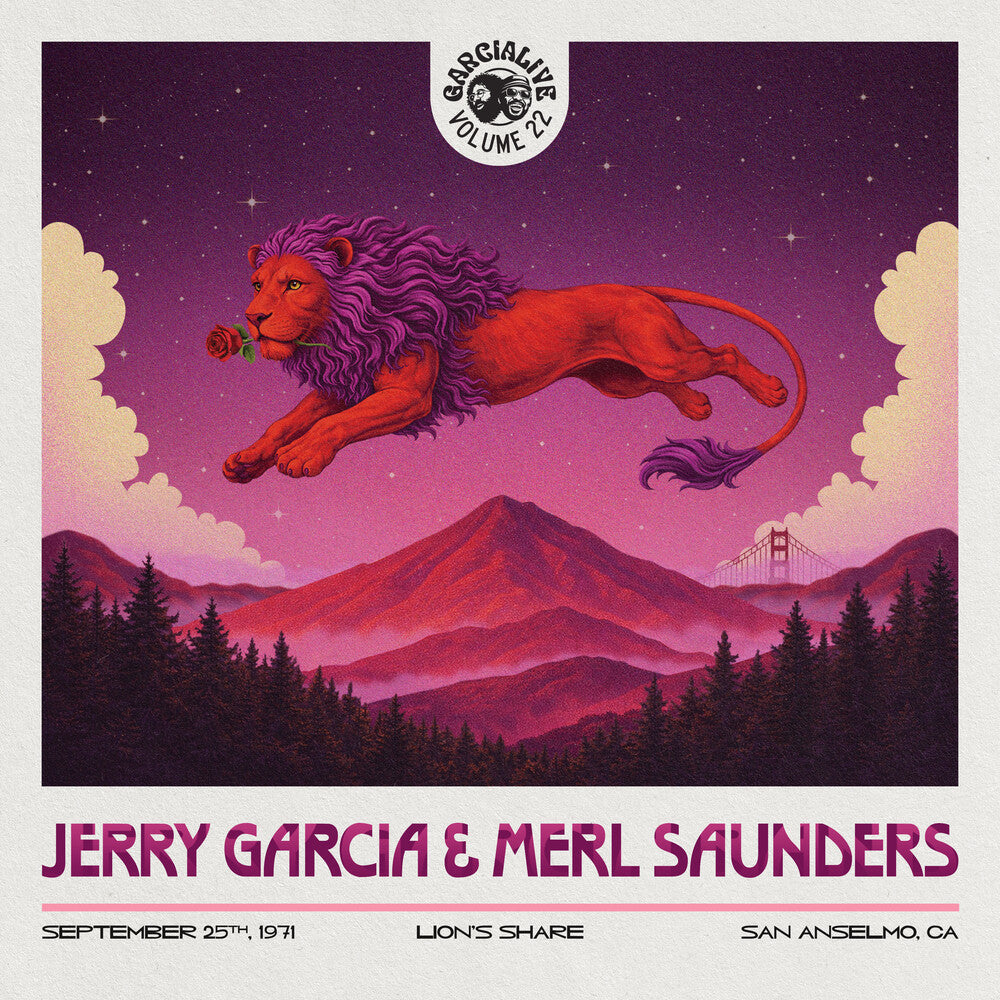 the album cover for Jerry Garcia/ Saunders,Merl - Garcialive Volume 22: September 25th, 1971 [Digipak]