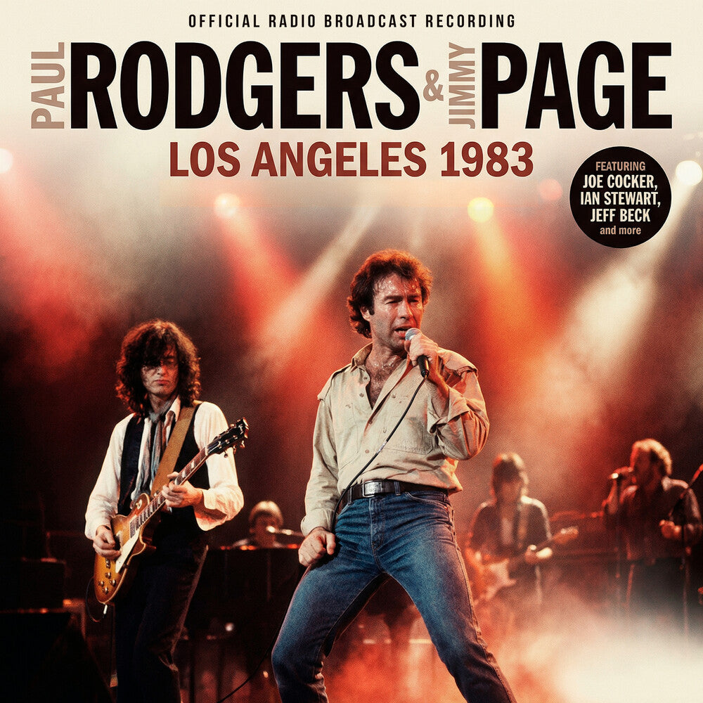 the album cover for Paul Rodgers/ Page,Jimmy - Los Angeles 1983
