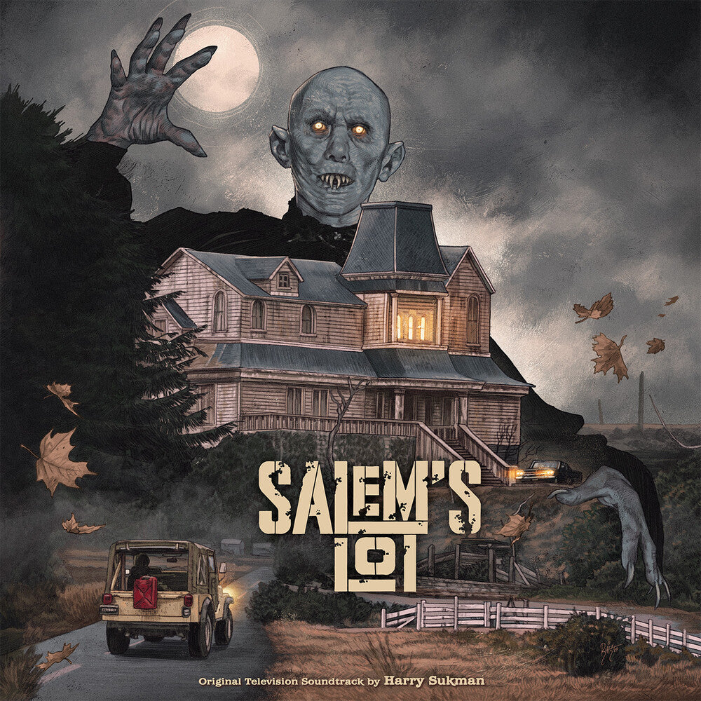 the album cover for Harry Sukman(Blue) (Colv) (Gate) (Rmst) - Salem's Lot - O.S.T. (Blue) [Colored Vinyl] (Gate) [Remastered]