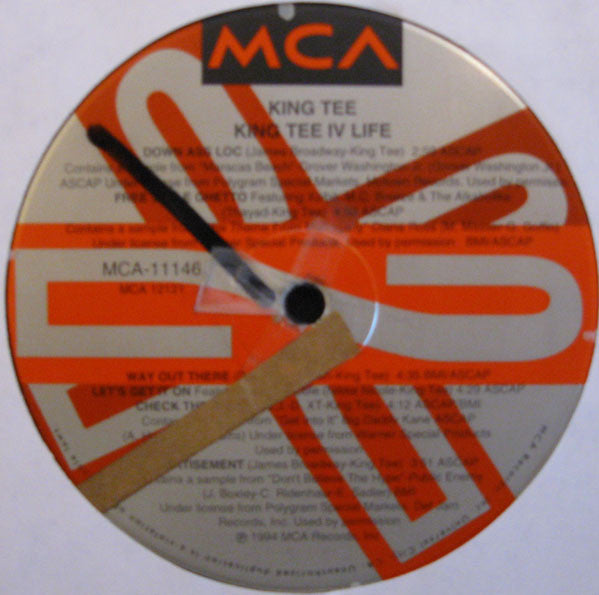 King Tee : King Tee IV Life (LP, Album)