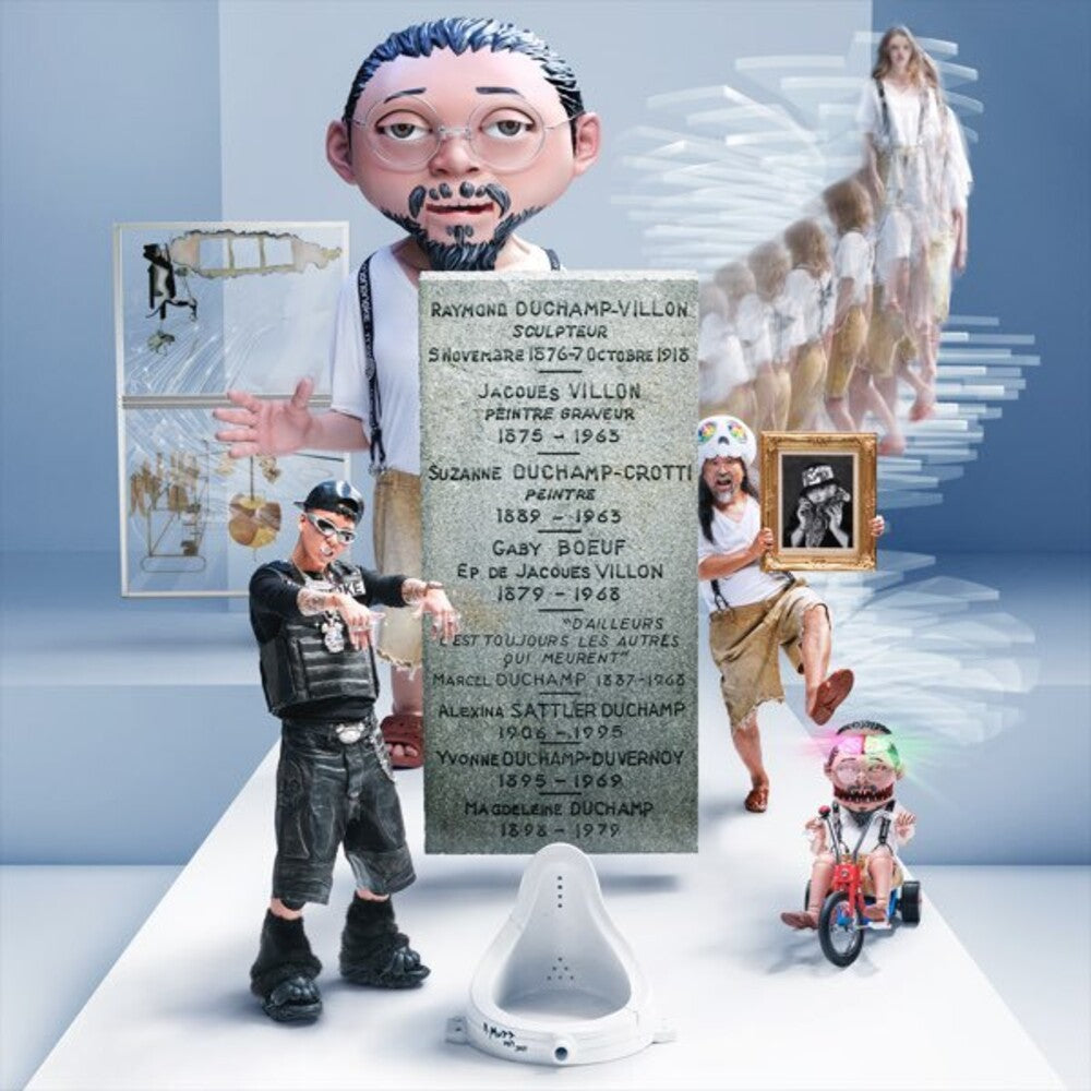 the album cover for Mnnk Bro. / Takashi Murakami/ Jp The Wavy - Rrose Selavy / Besides It's Always The Others