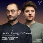 the album cover for Basile Auslander/ Ryser,Jansen - Enescu Honegger & Poulenc: Cello Sonatas