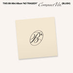 the album cover for TWS - TWS 5th Mini Album 'NO TRAGEDY' [BLUSH Compact Ver.]