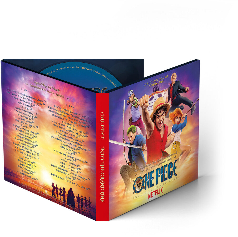the album cover for Sonya Belousova/ Ostinelli,Giona (Dig) (Spkg) - One Piece: Into Grand - O.S.T. [Digipak] (Spkg)