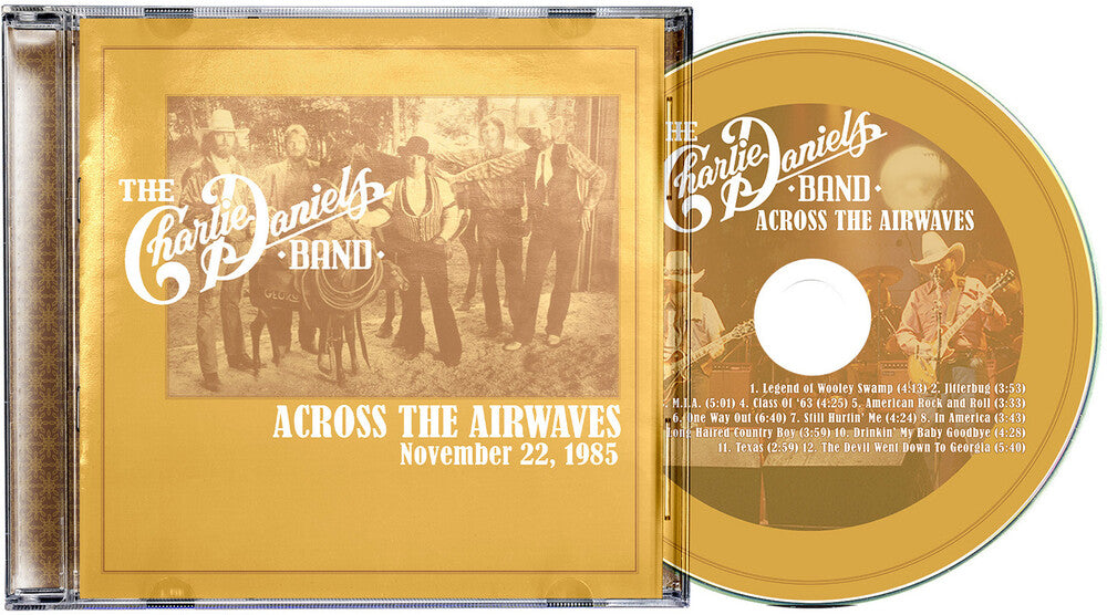 the album cover for Charlie DanielsBand - Across The Airwaves