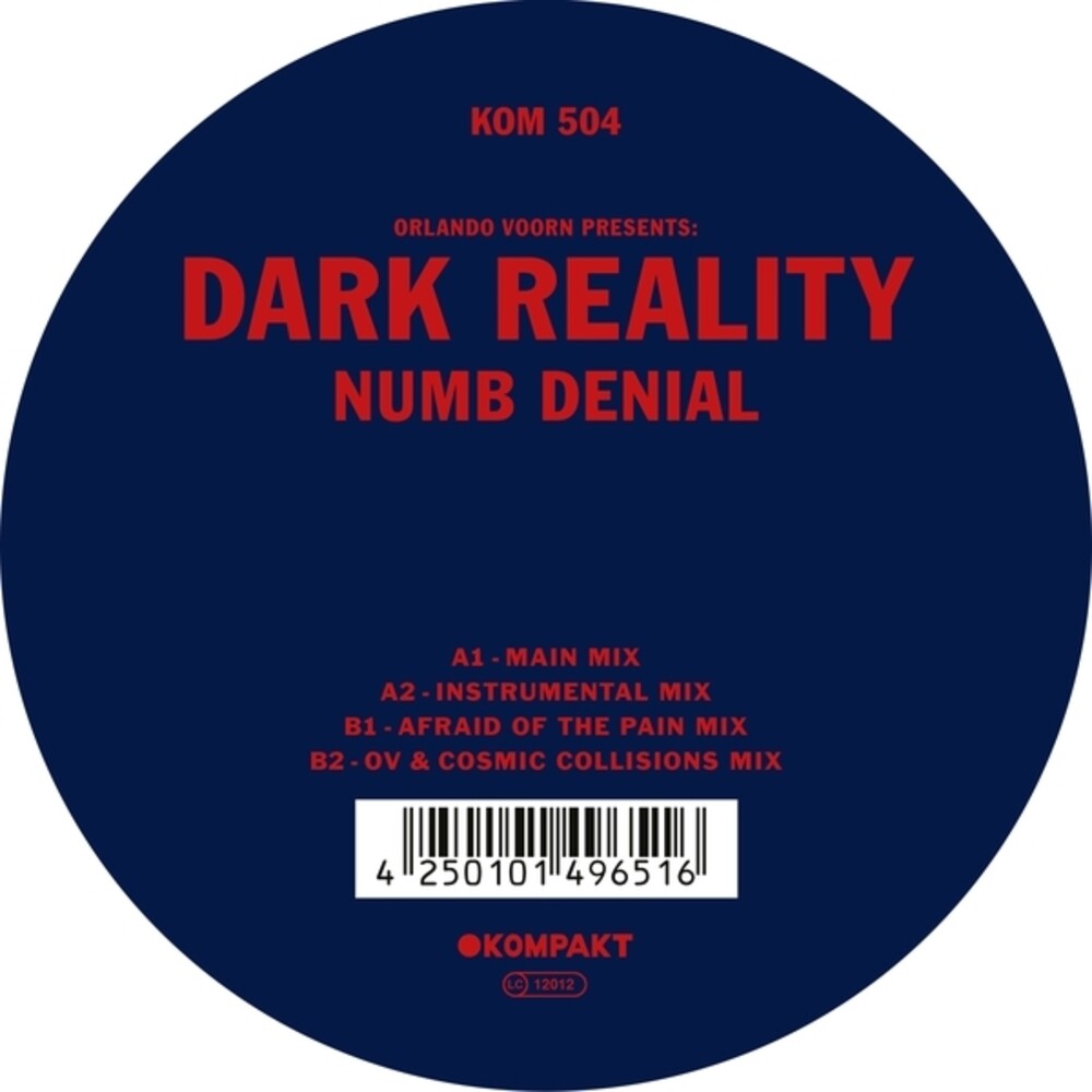 the album cover for Orlando Voorn/ Dark Reality - Numb Denial (Ep)