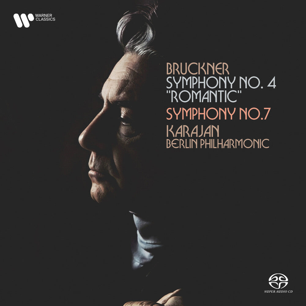 the album cover for Herbert KarajanVon - Bruckner: Syms 4 & 7 (Remastered - Hybrid Sacd)
