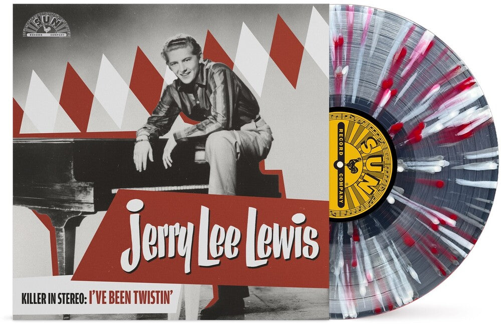 the album cover for Jerry LewisLee - Killer In Stereo: I've Been Twistin' [Colored Vinyl] (Red)