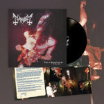 the album cover for Mayhem - Live In Bischofswerda (21st June 1997) [Black]