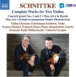 the album cover for Vadim Gluzman - Schnittke: Complete Works For Two Violins
