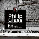 the album cover for Jurgis Karnavicius - Philip Glass: Complete Piano Etudes